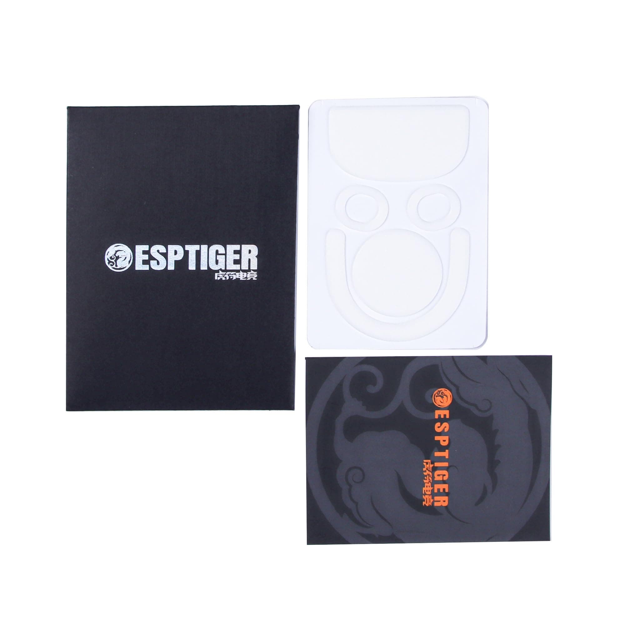 ESPTIGER Snow Gaming Mouse Skates for Logitech G Pro X Superlight 2, White | PTFE Feet with Snowflake Protrusions, Tactile Control and Curved Edges