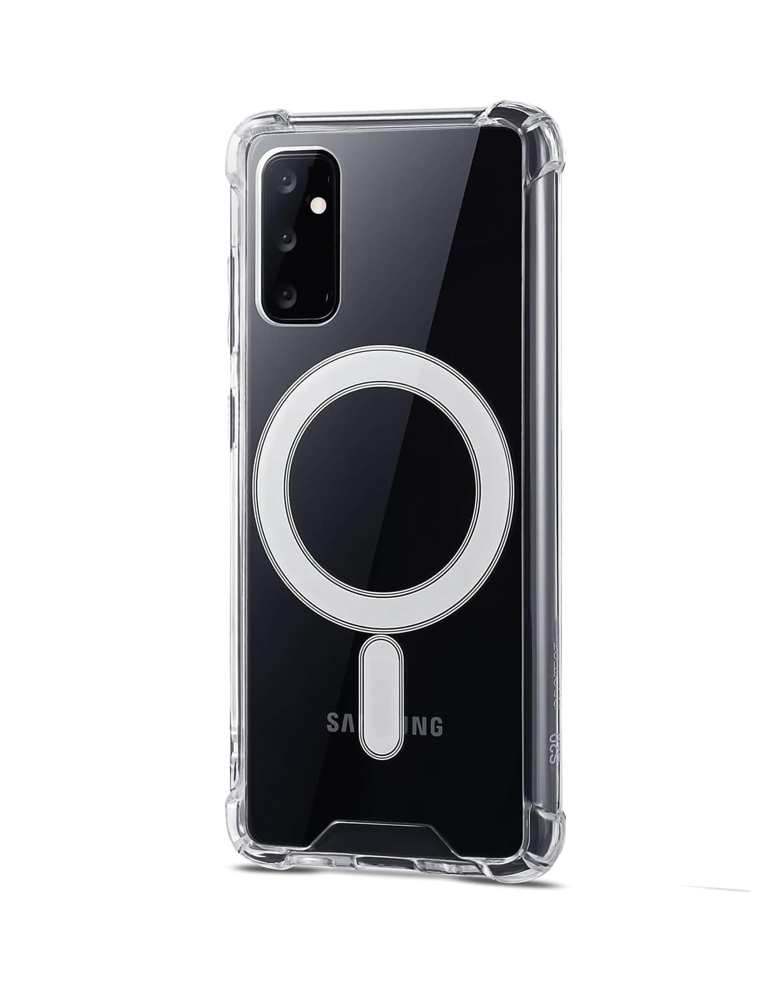 for Galaxy A54 5G Case Magnetic [Compatible with Magsafe] Wireless Anti-Scratch Shockproof Matte Clear Full Camera Protection Slim Phone Cover Case for Samsung Galaxy A54 5G 6.4"-Clear