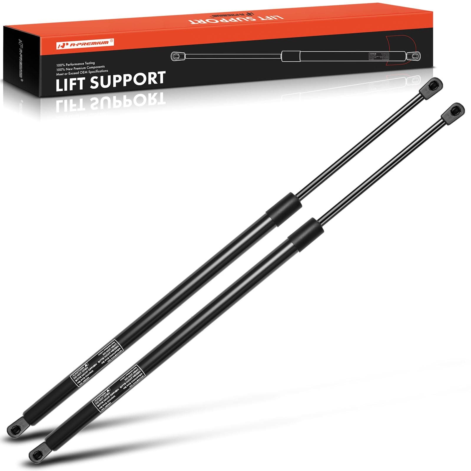 A-Premium Tailgate Rear Hatch Lift Supports Shock Struts Replacement for Hummer H2 2003-2009 exclude SUT model 2-PC Set