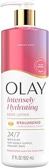 Olay Body Lotion for Women, Nourishing with Hyaluronic Acid Serum, Visibly Soften & Smooth Skin, 24hr Moisture & Hydration, Fast Absorbing Formula, Vitamin B3 Complex, For All Skin Types, 17 fl oz