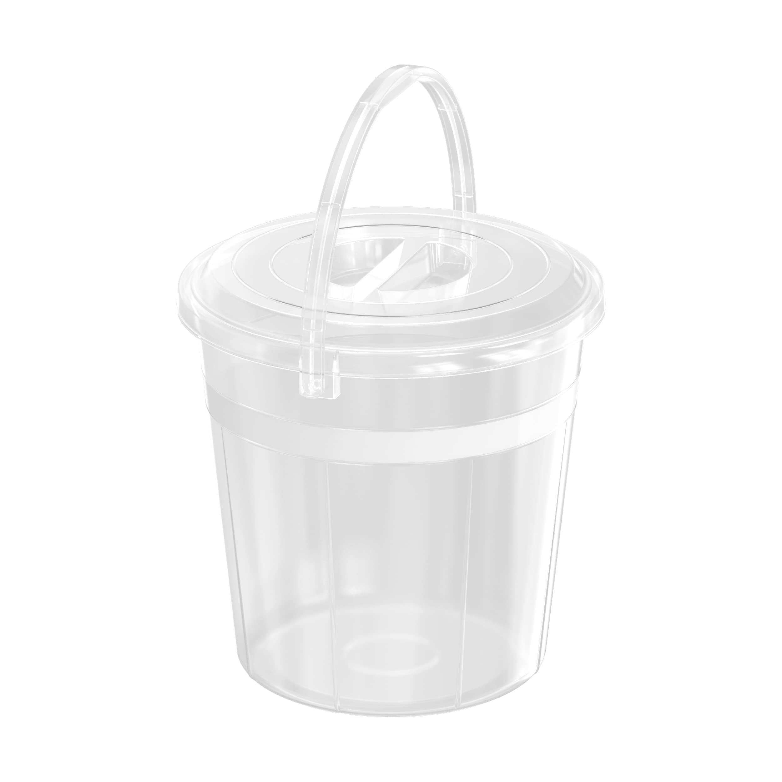 DX 10L Round Plastic Bucket With Lid