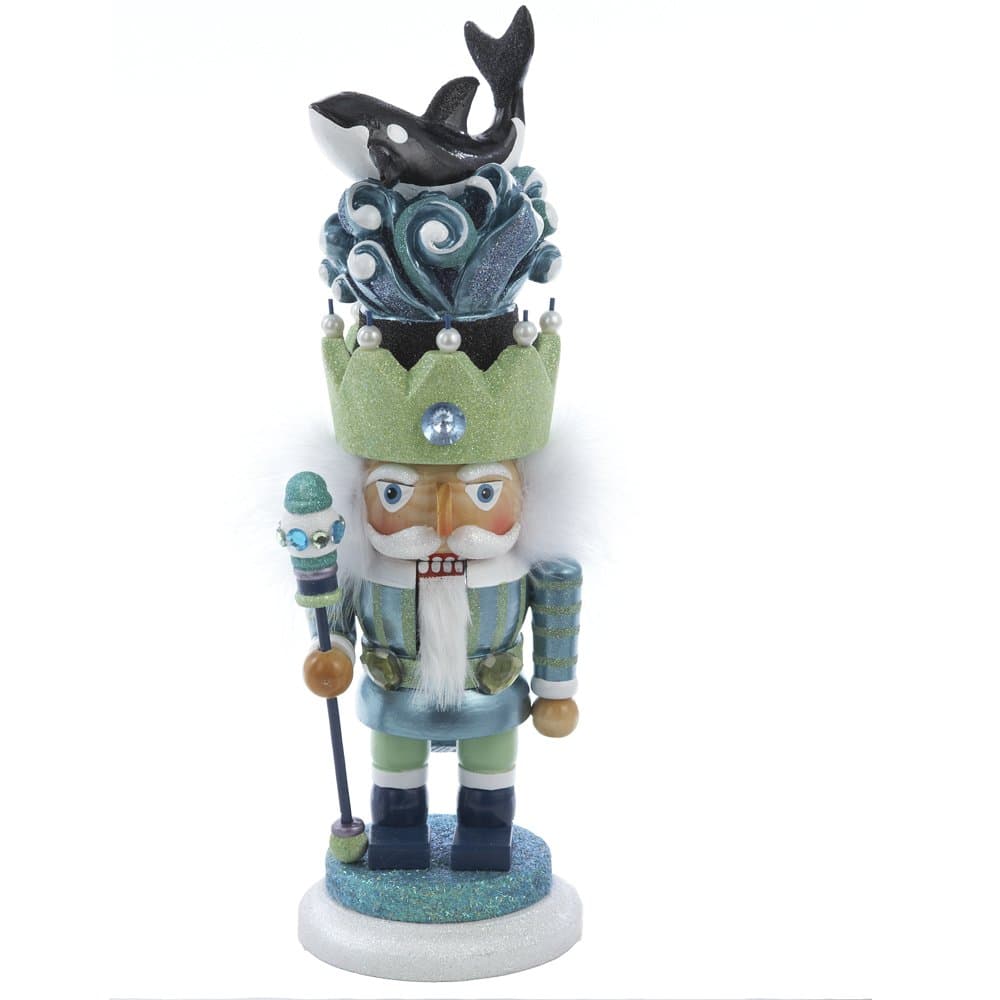 Hollywood Nutcrackers Kurt Adler Orca Whale Nutcracker, 15-Inch