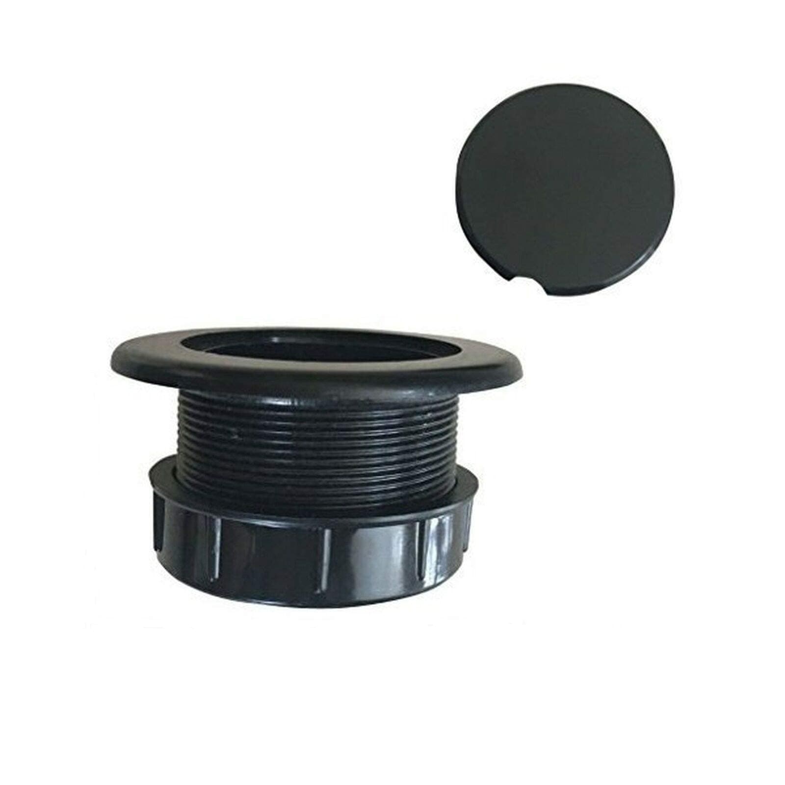 SUQ I OME Patio Table Umbrella Thicker Hole Ring Plug and Cap Set(Thicker Black)