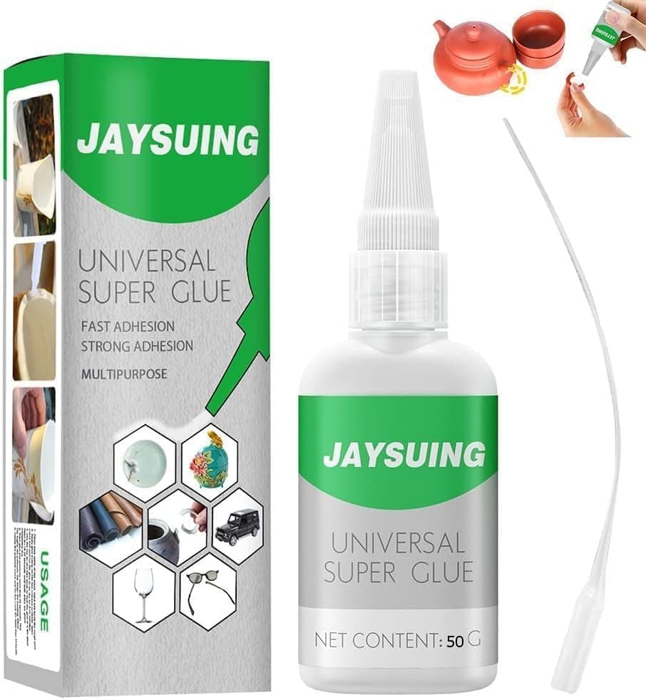 Universal Super Strong Instant Glue,Quick Dry Welding, High Strength Oily Glues, Waterproof Quickly Repair Glue Applied to Plastic,Wood,Metal, Glass,Shoes (50g.)