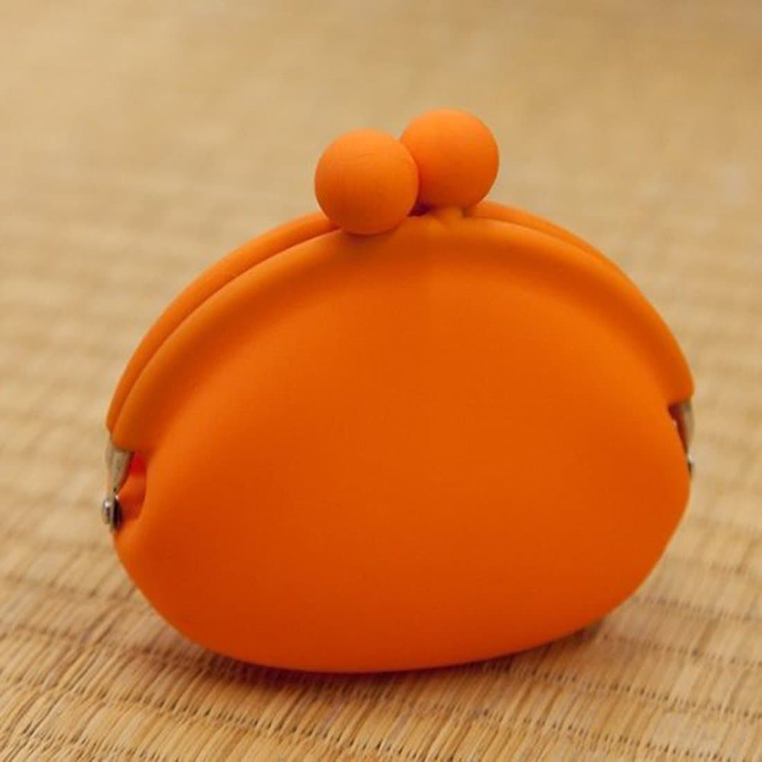 1 X Bagi Silicone Coin Purse - Orange
