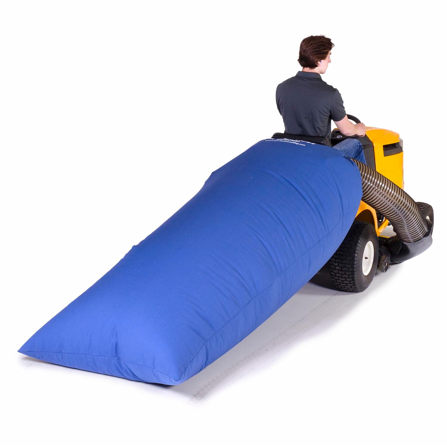 Original Lawn Tractor Leaf Bag 54 cu ft Leaf Collection System, Compatible with Most Two-Bag Material Collection System; Blue