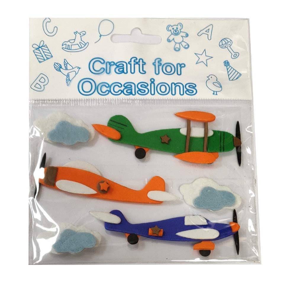 Craft for Occasions 3D Foam stickers Plane set