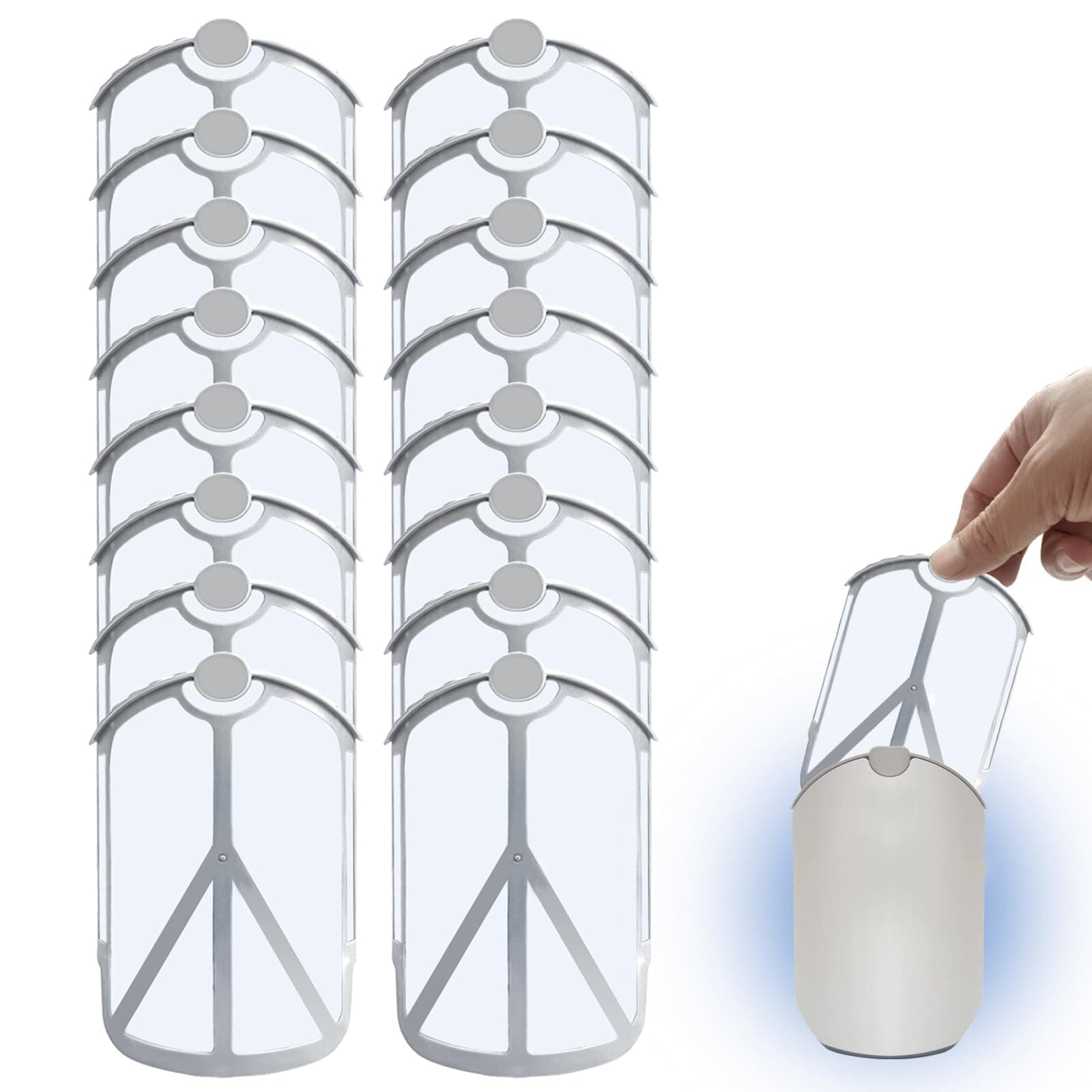 8 Pack Zevo Refill Cartridge Replacement Non-Toxic Blue