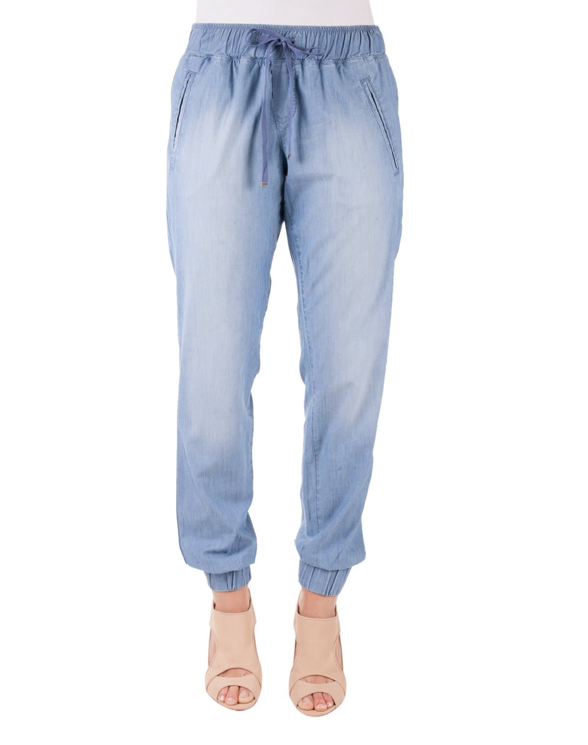 Max Jeans Women's Elastic Cuff Jogger Pants