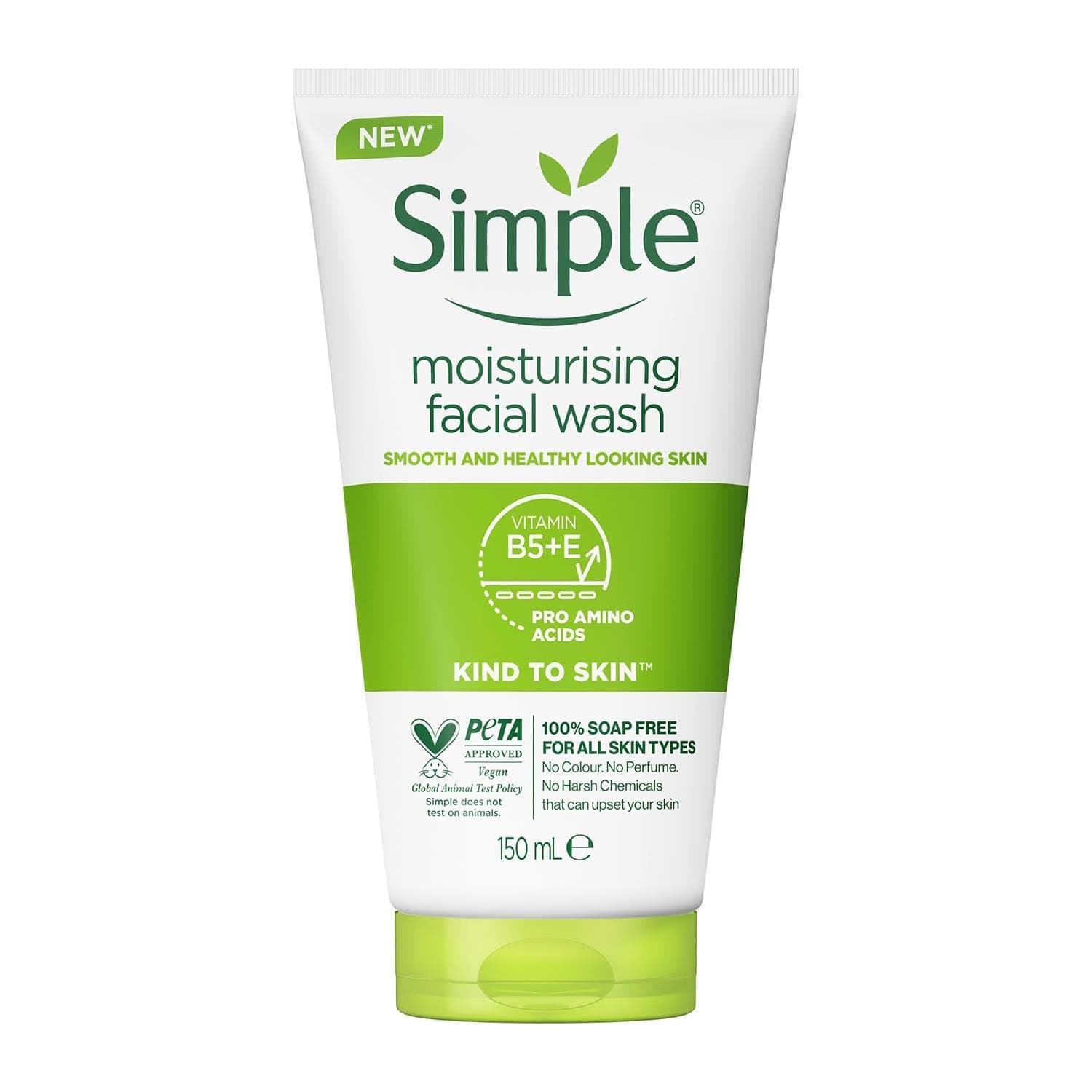 Simple Moisturizing Facial Wash, 150Ml