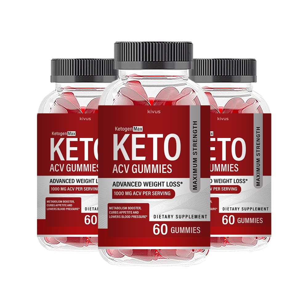kivus(3 Pack) KetogenMax - Ketogen Max Keto ACV Gummies (180 Gummies)