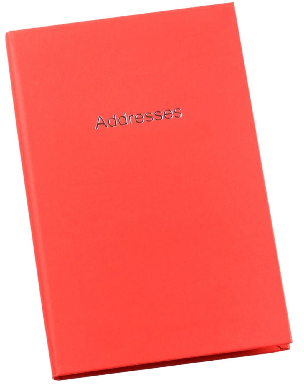 Small A7 Pocket Sized Hardback Personal Address Book Red