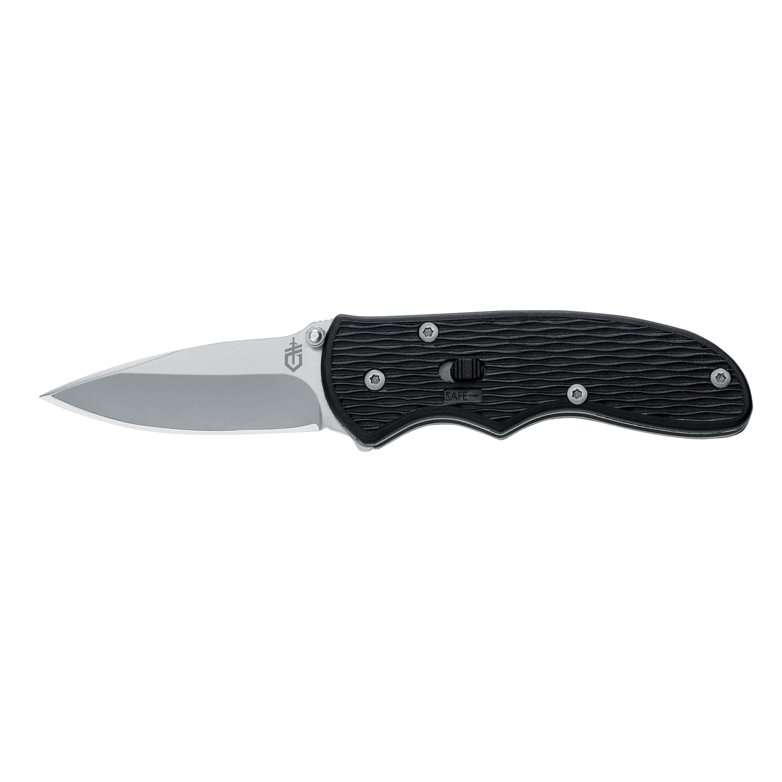 Gear Mini-Fast Draw Knife, Assisted Opening, Fine Edge [22-41526], Black / Stainless