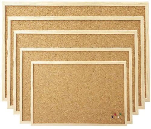 Cork Board Pinboard in 5 Different Sizes 60x80 cm