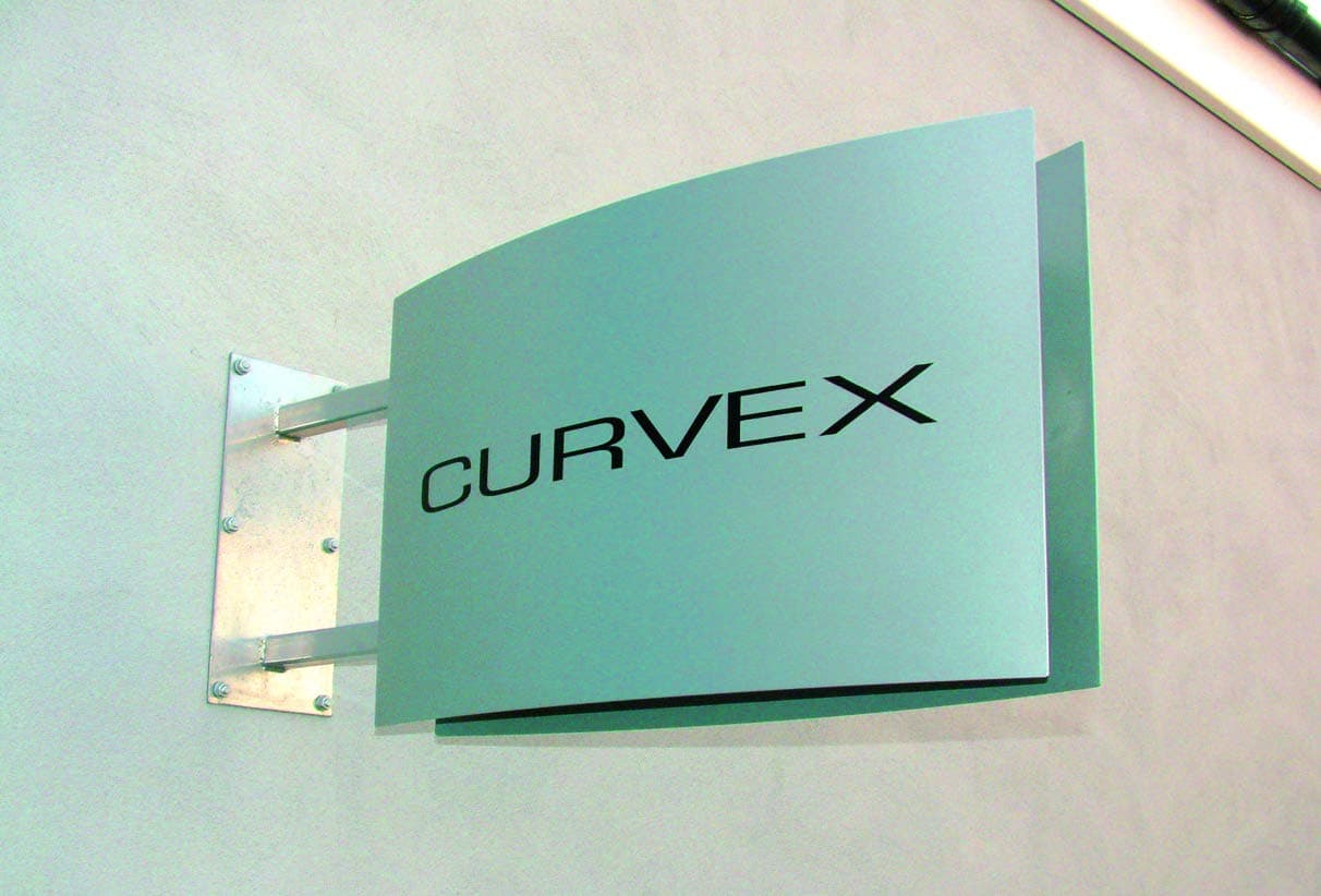 Projecting Sign - The Curvex (Portrait)