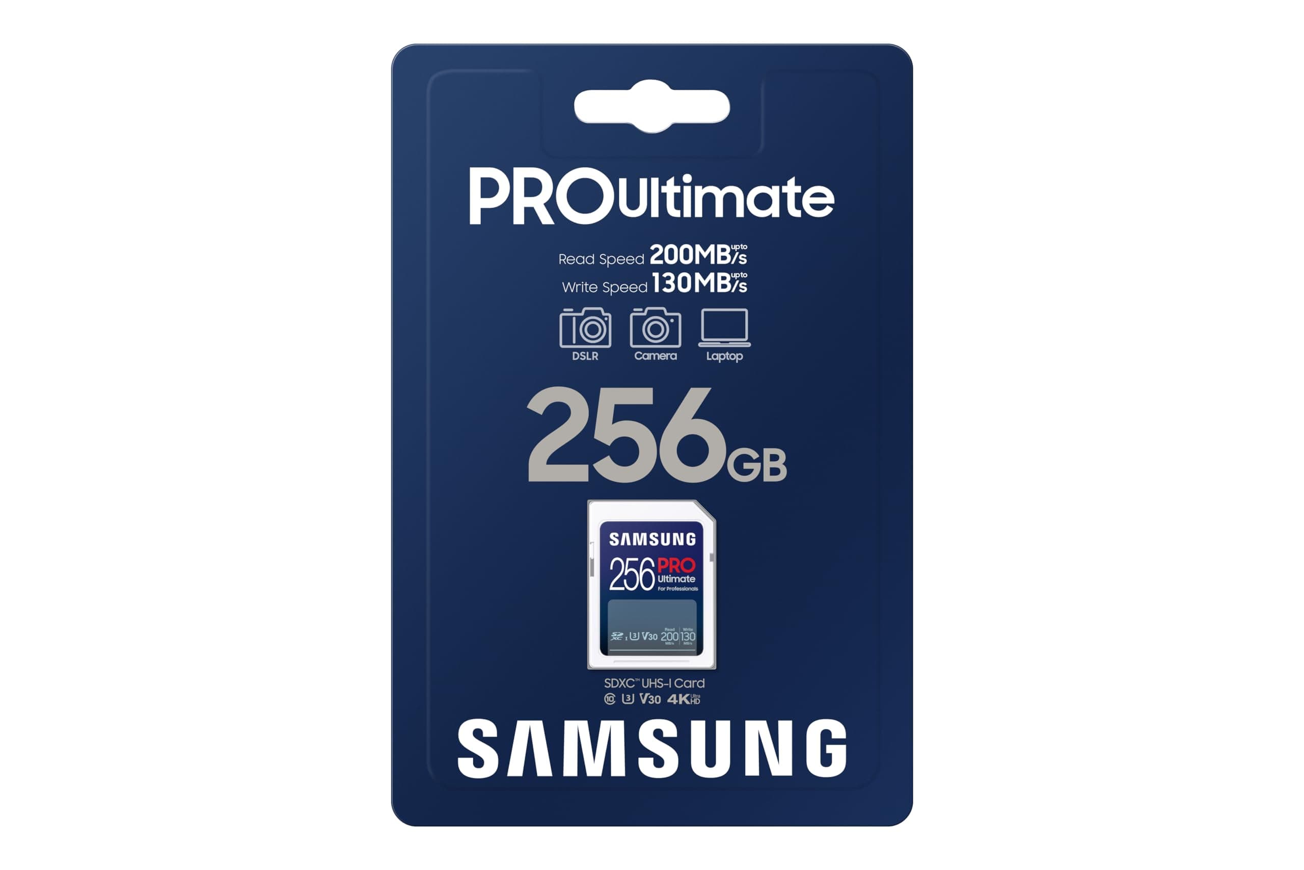 SAMSUNG PRO Ultimate 256GB SD Card