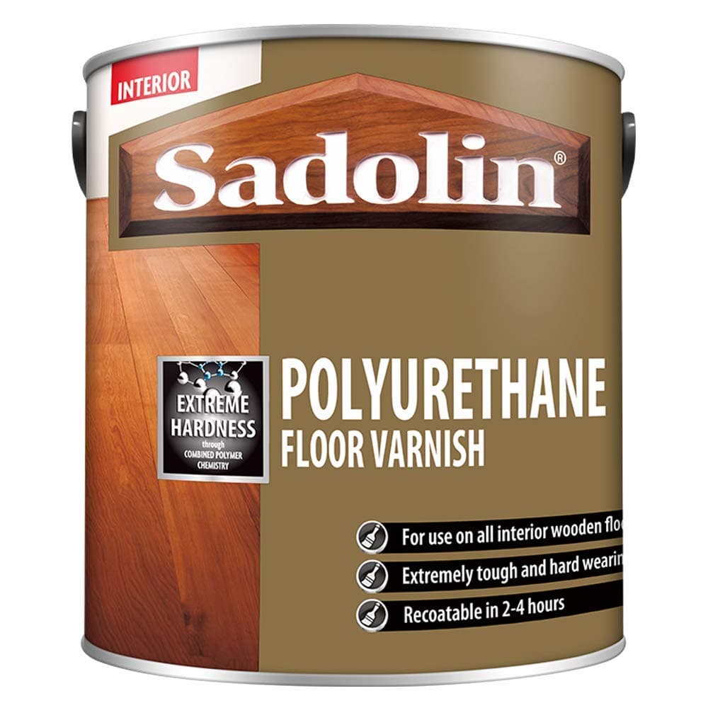 Sadolin Polyurethane Floor Varnish 2.5 litre Satin