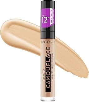Liquid Camouflage High Coverage Concealer | Ultra Long Lasting Concealer | Oil & Paraben Free | Cruelty Free (020 | Light Beige)