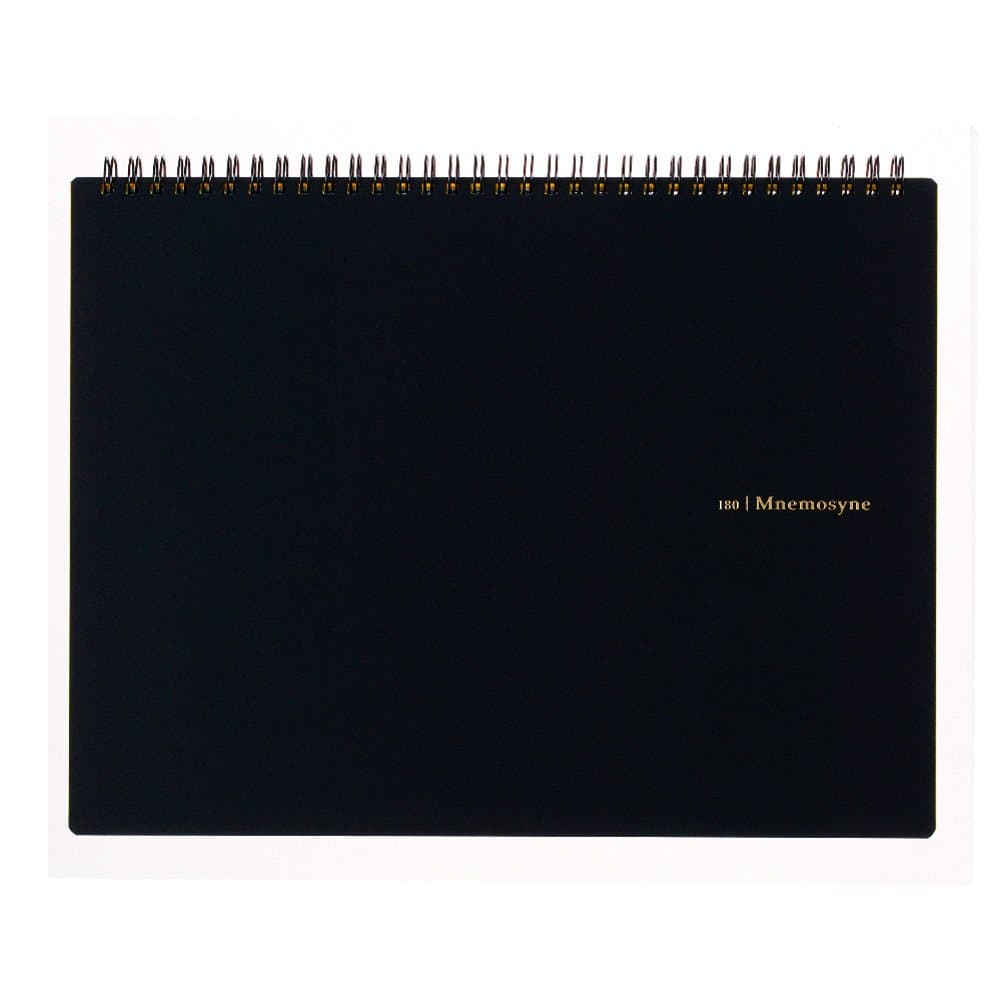Maruman MNEMOSYNE Notebook (A4), 70 Sheets / 140 Pages, 5mm Grid, (N180A), MADE IN JAPAN