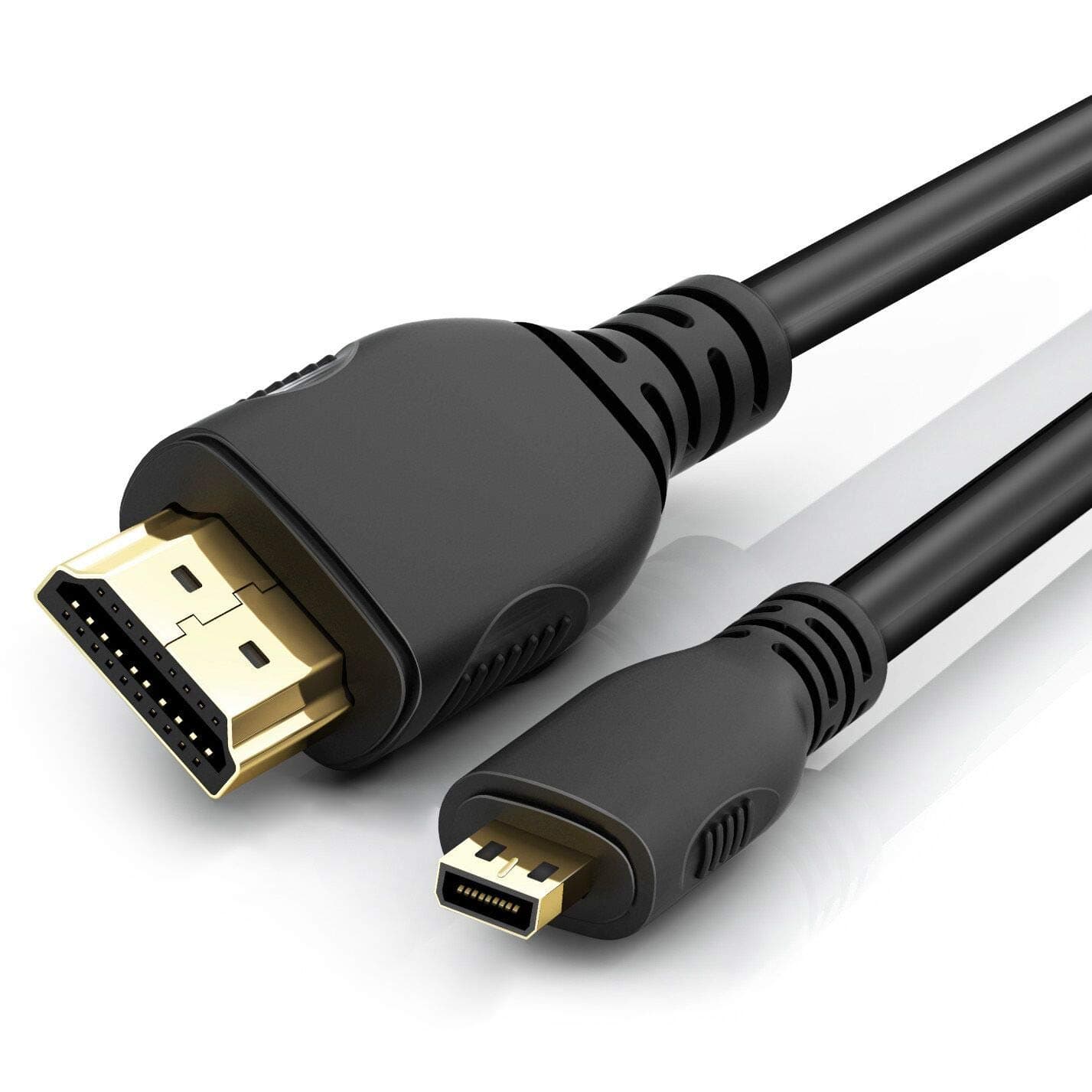 WENTER Micro HDMI to HDMI Adapter Cable, 6.5ft/2M Micro HDMI to HDMI Cable (Male to Male) for Gopro Hero and Other Action Camera/Cam with 4K/3D Supported