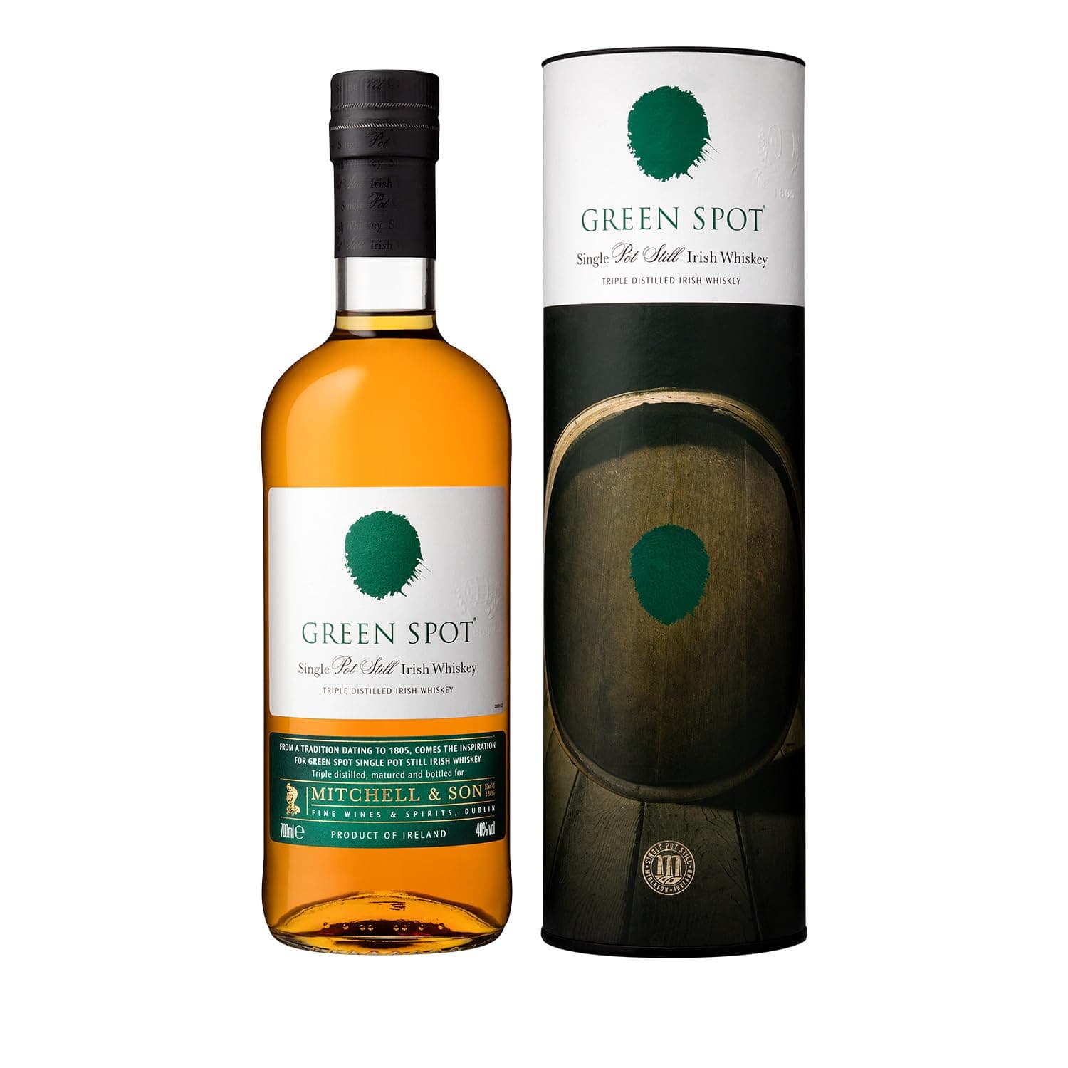Single Pot Still Irish Whisky with Gift Box, 70cl