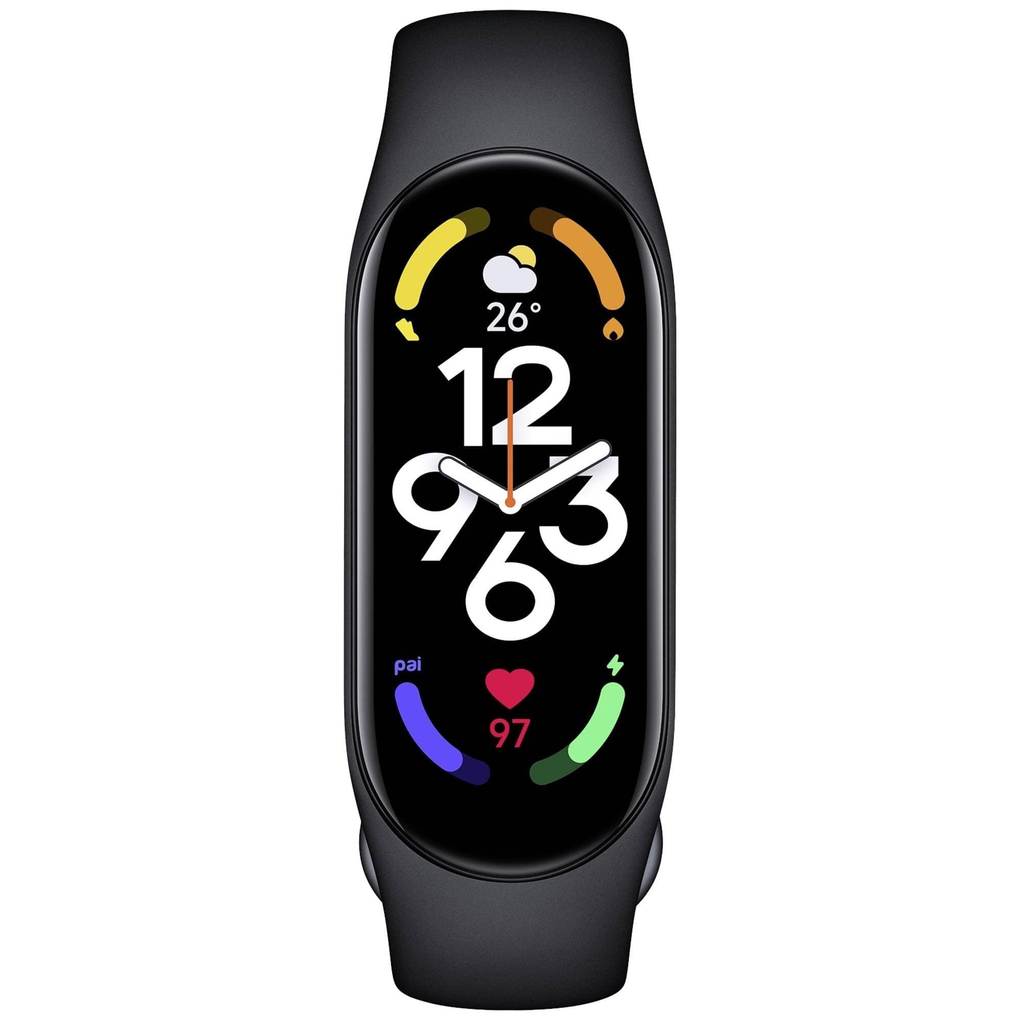 Mi Band 7 Activity Tracker High-Res 1.62" AMOLED Screen, Bluetooth 5.2, 120 Sports Modes, Optical Heart Rate & Blood Oxygen Sensor, 24HR Heart Rate & Sleep Monitor Smart Watch