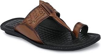 Genuine Leather Kolhapuri Chappals For Men| Leather Slippers For Men | Thong Sandals For Men | Stylish & Comfortable