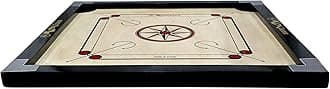 - Carrom Board Medium Size,Cut Pocket, 1.5" Border (Economy) with STRICKER & Accessories