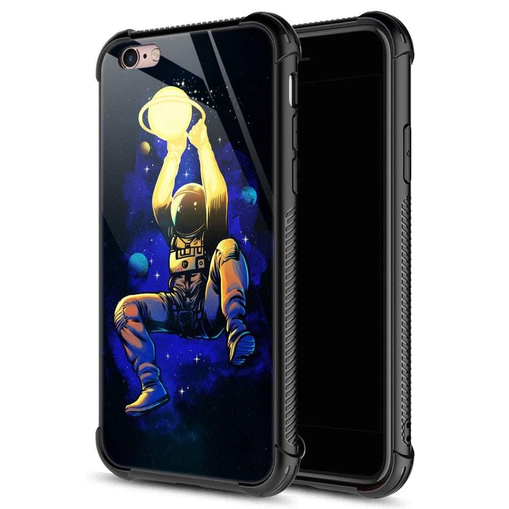 CARLOCA iPhone 6S Plus Case,Saturn Dunk iPhone 6 Plus Cases for Girls Boys,Graphic Design Shockproof Anti-Scratch Hard Back Case for Apple iPhone 6/6S Plus