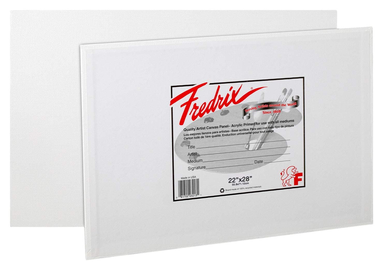 Fredrix T3022 22 x 28 Canvas Panel