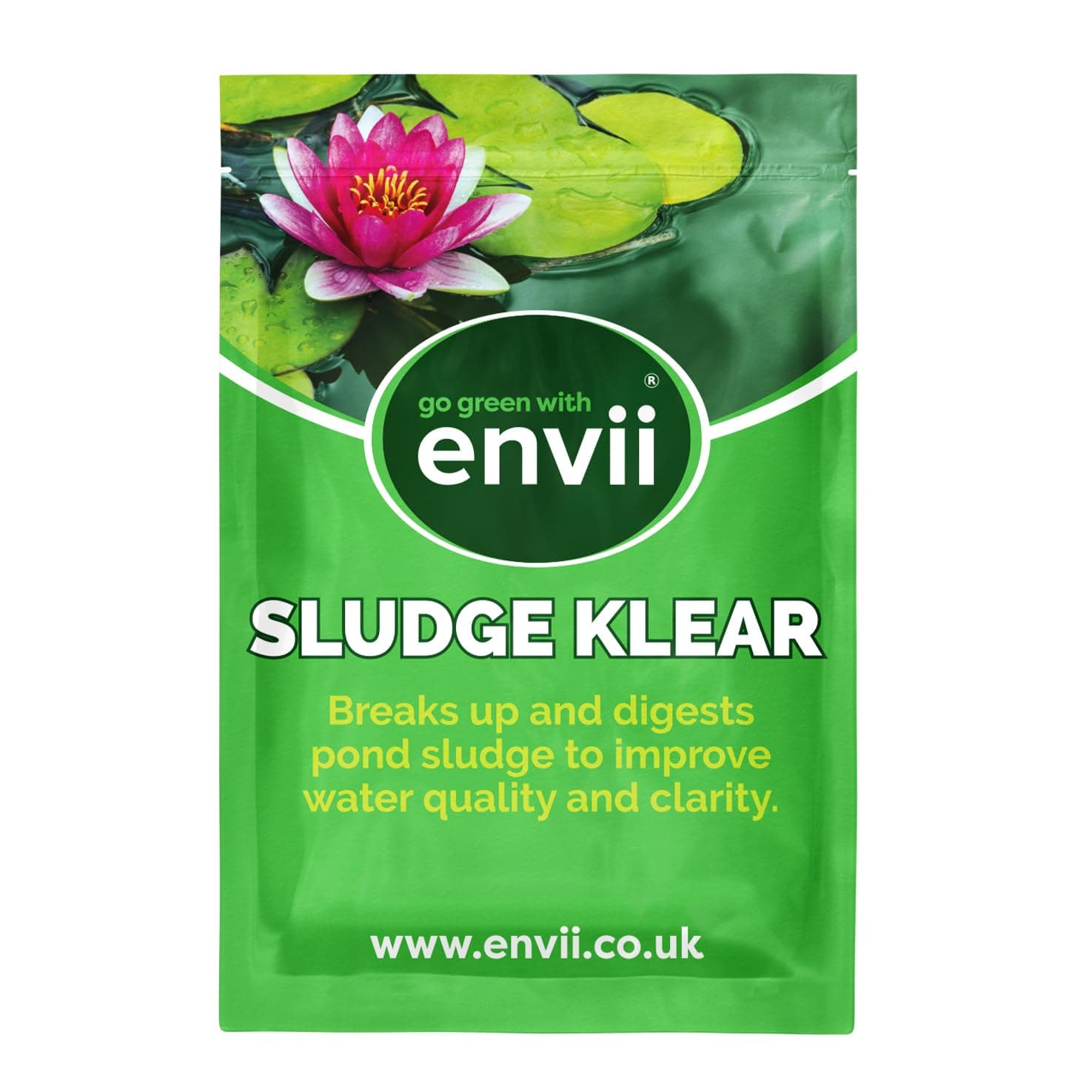 Sludge Klear Pond Sludge Remover, Natural Bacteria Sludge Buster Digests & Controls Organic Waste, Safe for All Fish & Wildlife, 6 Tablets treats 30,000 litres