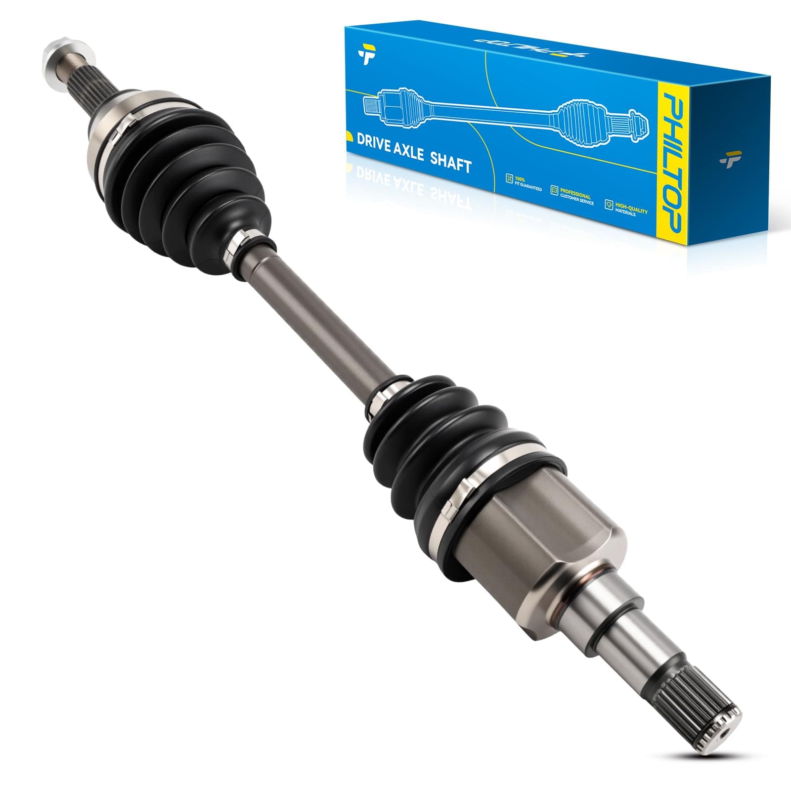 PHILTOP Front Left CV Axle for Ford Focus 2000-2011, 66-2143 CV Axle Shaft 1 PCS