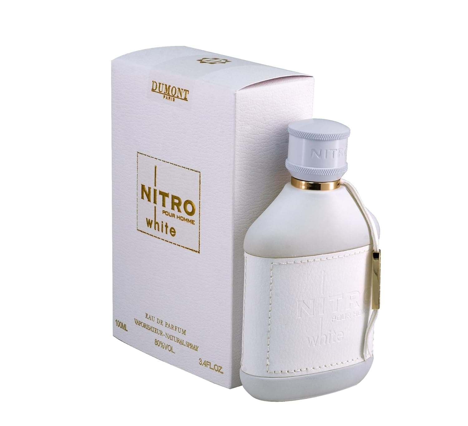 Nitro White 3.4 Fl Oz Eau De Parfum for Men – Clean Fresh Fragrance – Everyday Signature Scent