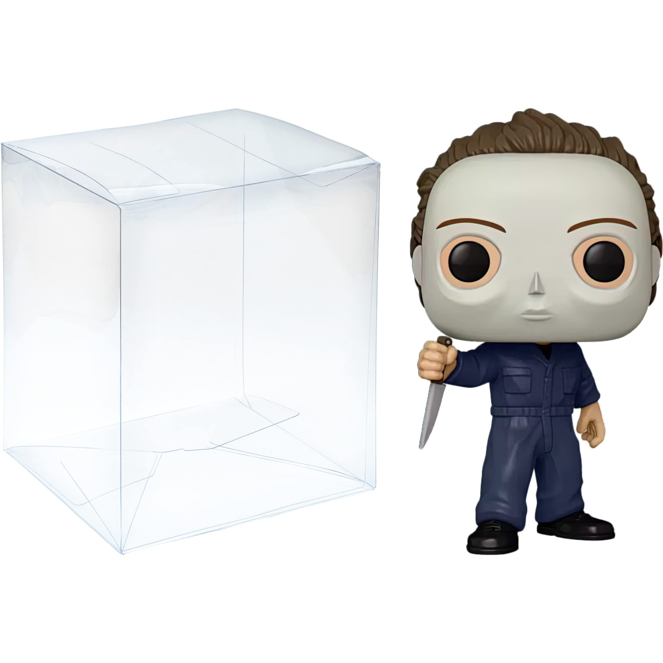 M i c h a e l M y e r s : 10in P o p ! Movies Vinyl Figurine Bundle with 1 Compatible Protector (1155 - 50469 - B)