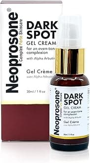 Neoprosone, Dark Spot Remover for Face - 1 Fl oz / 30 ml - Brightening Cream, Reduce Blemishes, Sun Spots, Brown Spots on: Face, Knees, Elbows, Hands, Private Areas