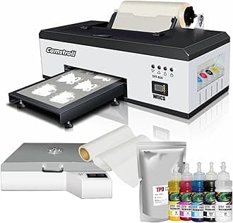 A3 R1390 DTF Printer Transfer Printing Machine with Automatic White Ink Agitation and Timed Circulation for DIY Printing, Direct to Film Printer (R1390-Oven)