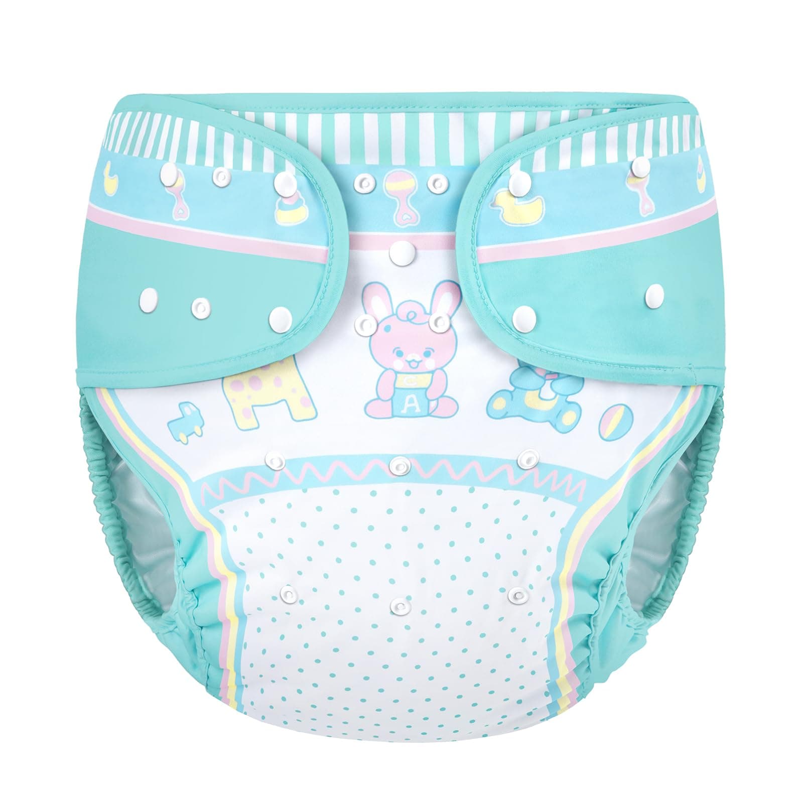Littleforbig Washable Adjustable Reusable Waterproof Cloth Adult Diaper Wrap Cover - Baby Parade M