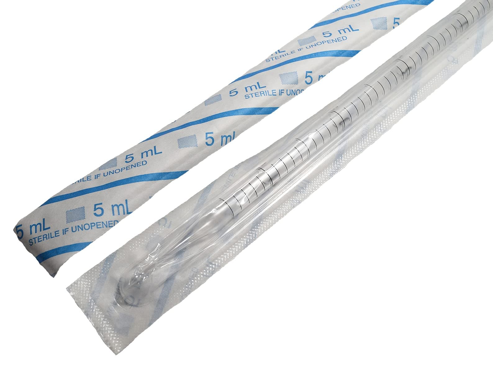 Individually Packaged Serological Pipettes, Sterile, 5mL Volume (200/case)