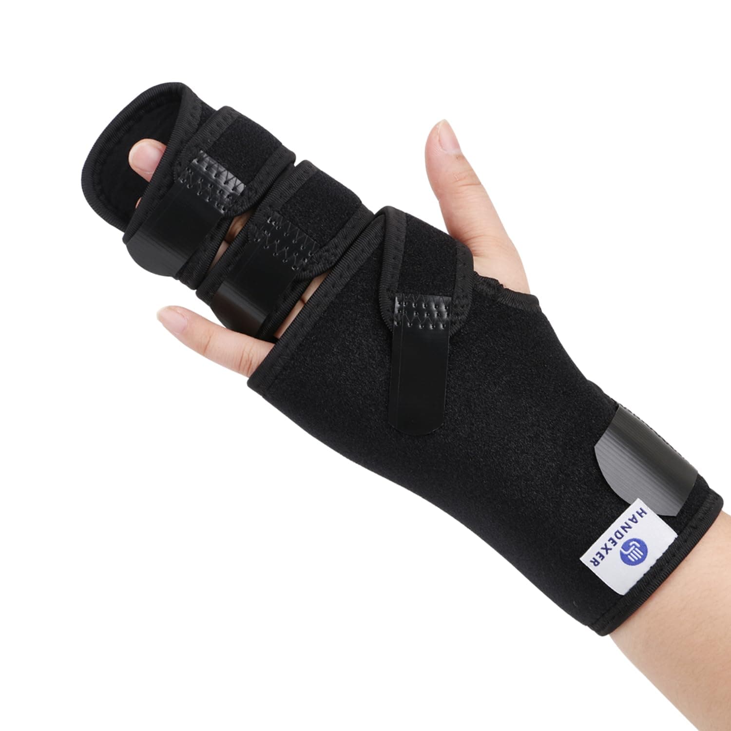 Trigger Finger Splint - Support for 2-3 Fingers, Including Middle, Index, Little, or Ring Finger - Effective Relief for Trigger Finger, Broken Finger, Hand Contracture（Right Hand）