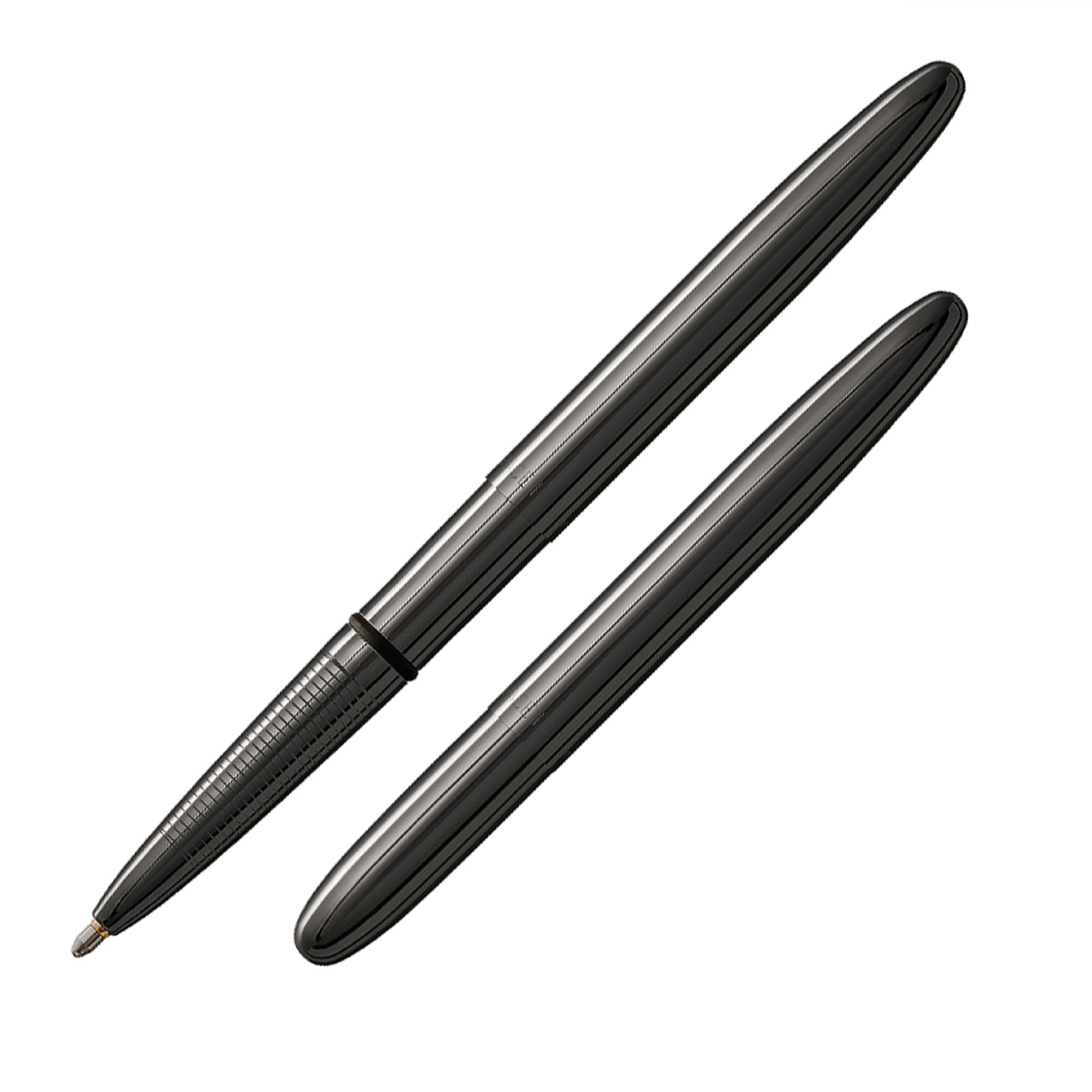 Fisher Space Pen Dark Matter Black Titanium Nitride Bullet Pen, Pressurized Ballpoint Pen, Compact Size, Writes Upside Down, Extreme Temperatures, Black Ink, Medium Point, Gift Box, Made in USA