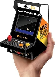 My Arcade Atari Nano Player Pro: 4.8" Retro Handheld Mini Arcade with 75 Games, Asteroids, Breakout