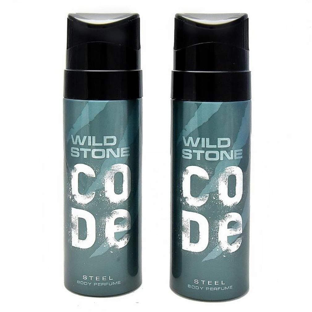 Wild Stone Code Steel Perfume, 120ml (Pack of 2)