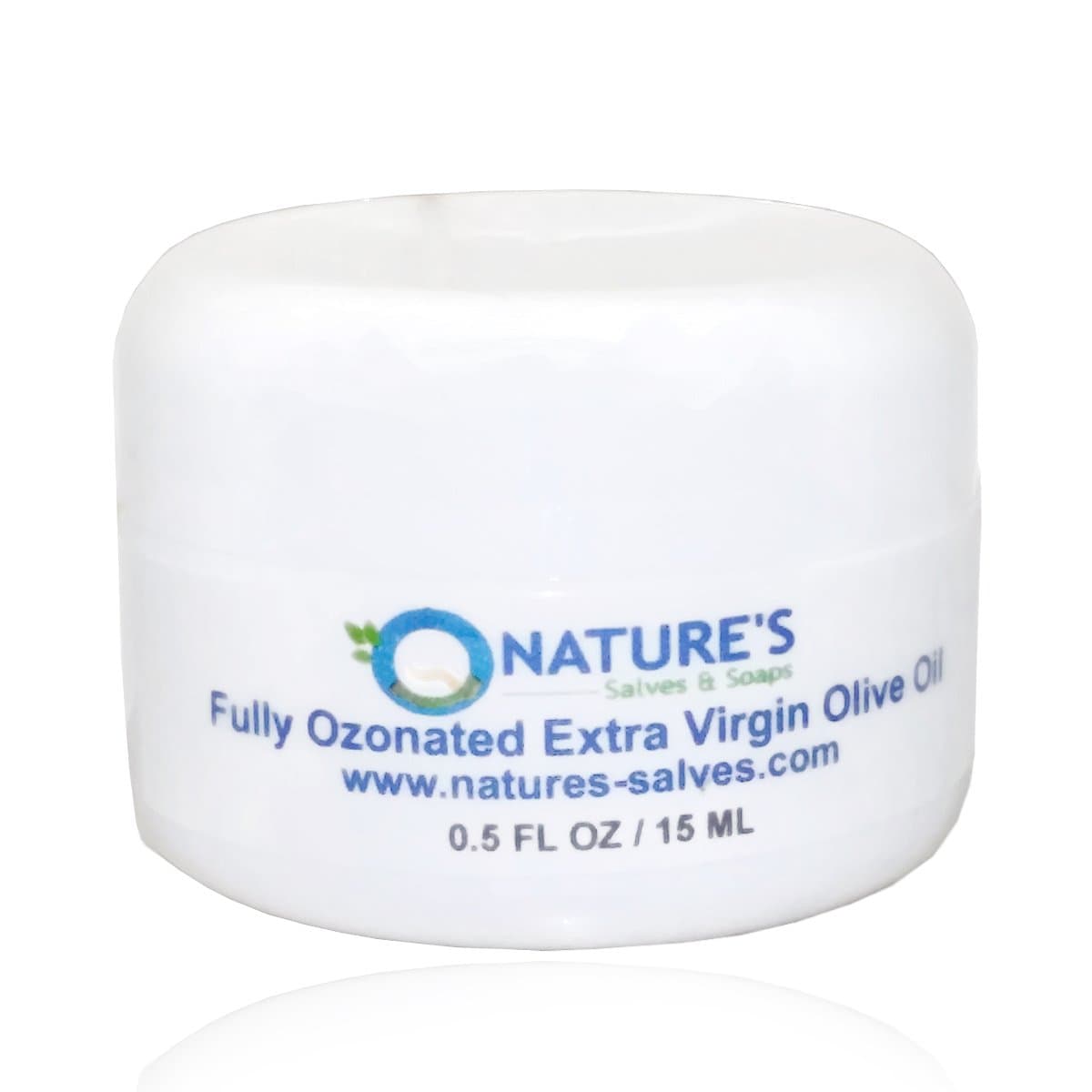 Nature's Salves and Soaps Fully Ozonated USDA Certified Organic Extra Virgin Olive Oil (1/2 0.5 Fl. Oz.)