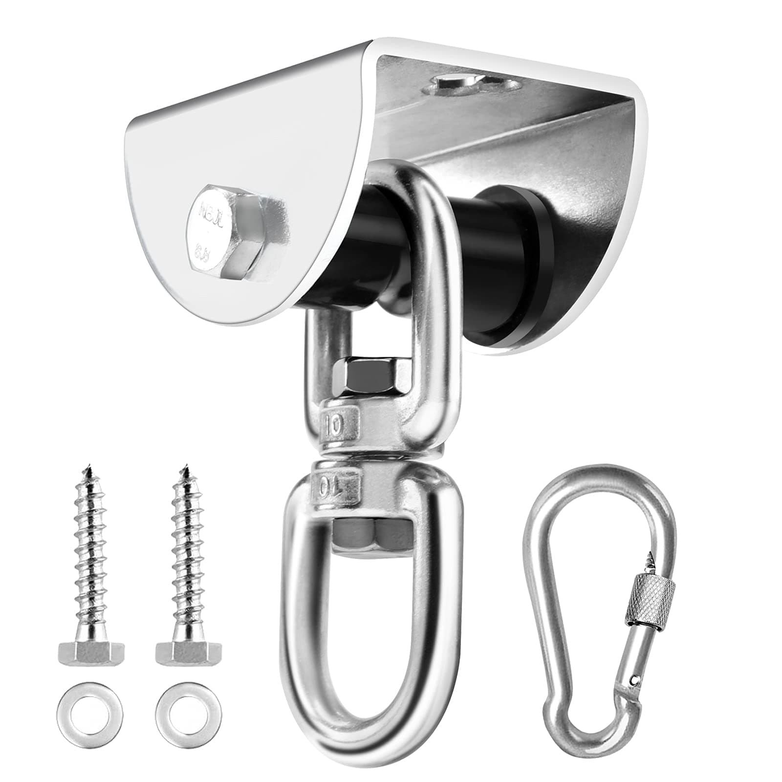 Eapele Heavy Bag Hanger, Punching Bag Mount for Ceiling 360° Swivel Wood Beam Holder for Boxing Bag, Heavy Bag, Gym Punching Bag, Speed Bag, Aerial Yoga Swing, Gymnastic Rings, Sandbag, Hammock