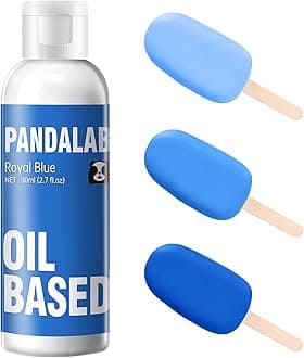 Royal Blue Oil Based Food Coloring for Chocolate, Candy Melts, Donuts, Strawberries, Frosting, Cake, Professional Edible Dye for Baking - 80 Milliliters 2.7 Fl.Oz