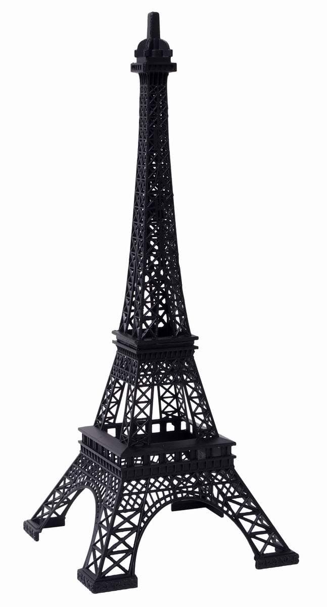 Hosley 15" Tall, Tabletop Iron Eiffel Tower Ideal Gift for Wedding, Home, Party Favor, Spa, Reiki, Meditation, Bathroom Settings P1