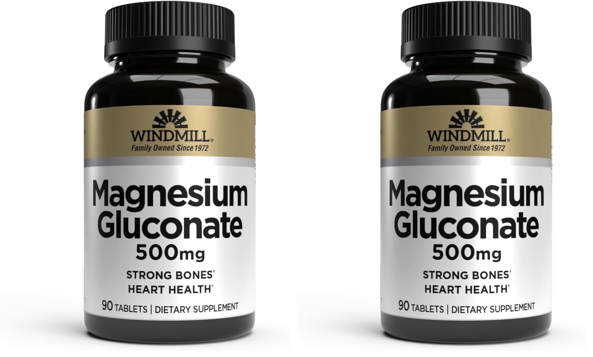 Magnesium Gluconate 500 Mg 90 Tb - from Windmill (Pack of 2)