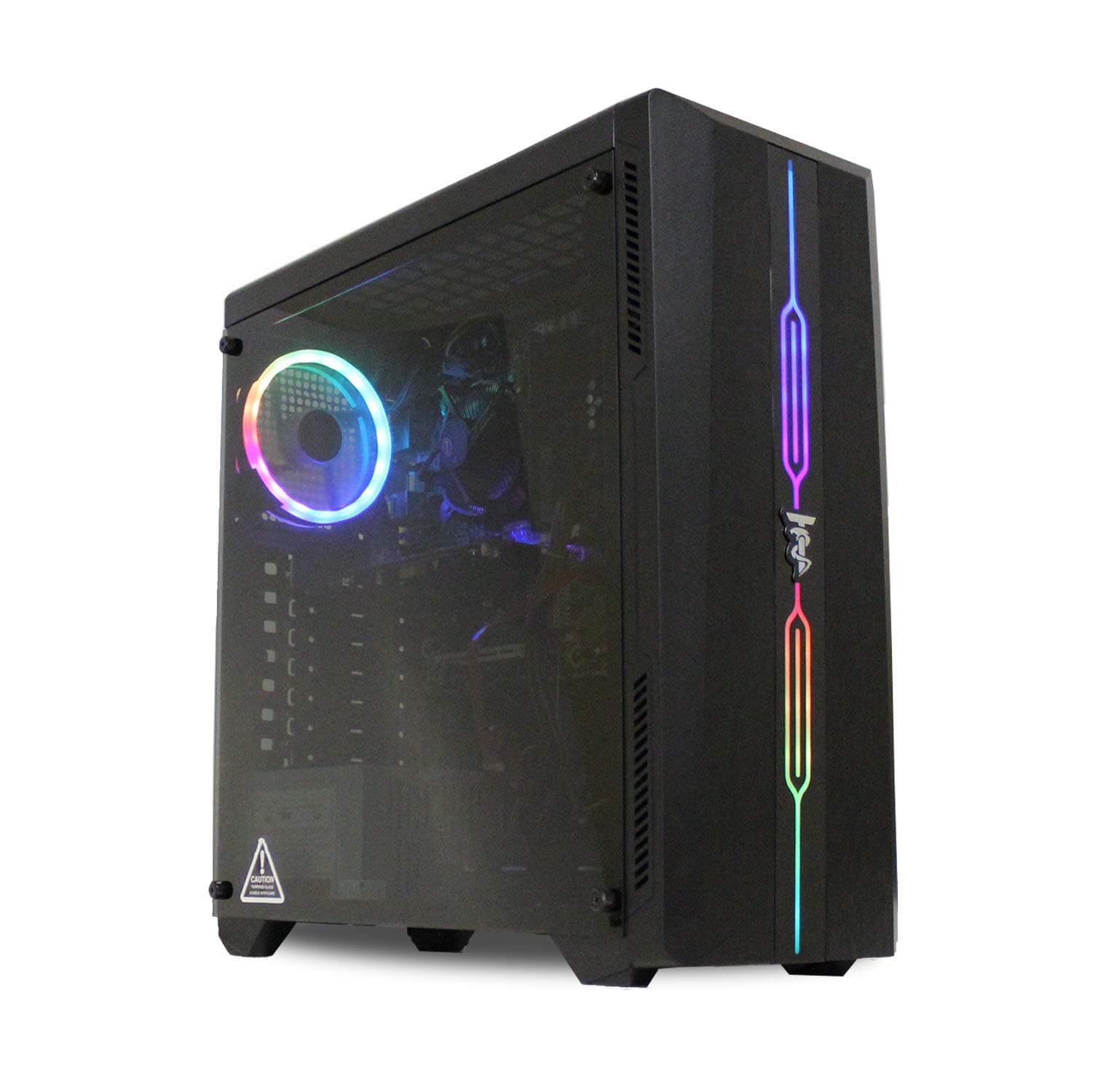 ViprTech Gaming PC Computer - Intel i5-650, Radeon HD7470 1GB, 8GB RAM, 500GB HDD, WiFi, RGB