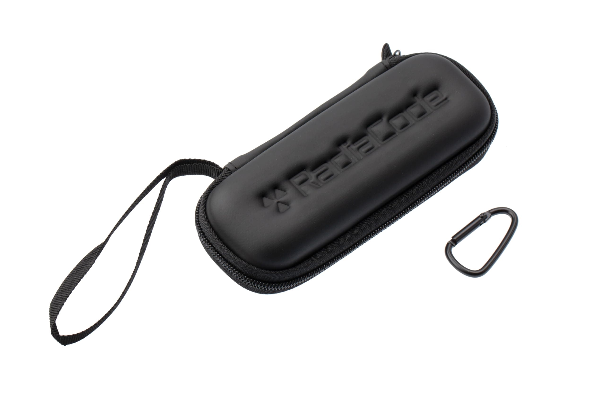 Radiacode Protective Hard Carrying Case for Geiger Meter with Charging Cable Pocket, Metal Carabiner and Zip