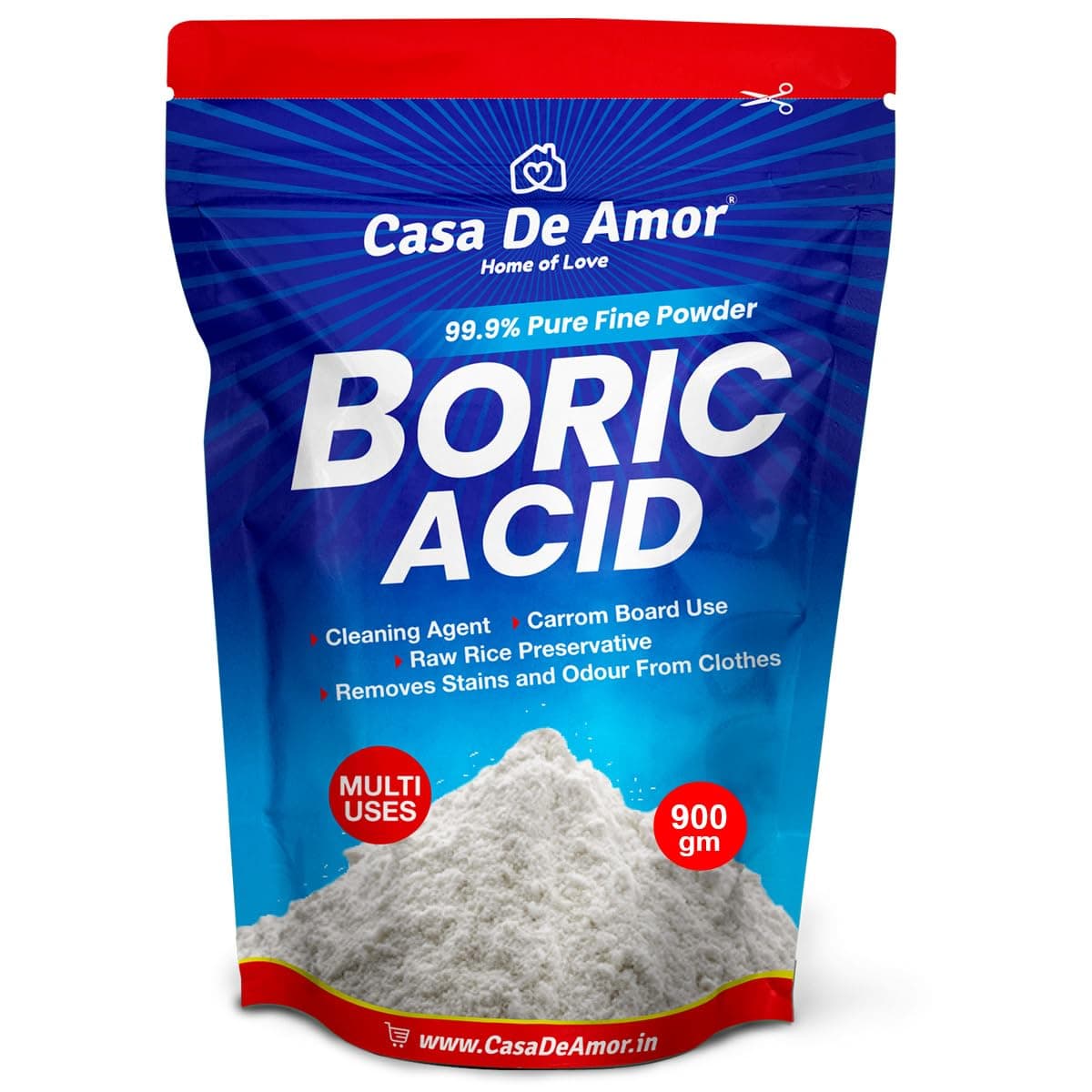 Boric Acid - 99.9% Pure Fine Powder